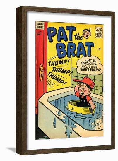 Archie Comics Retro: Pat the Brat Comic Book Cover No.16 (Aged)-null-Framed Art Print