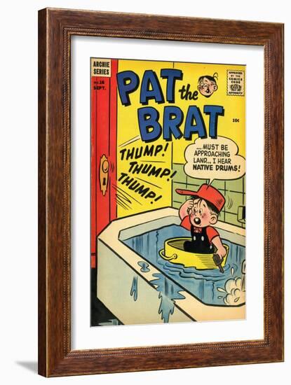 Archie Comics Retro: Pat the Brat Comic Book Cover No.16 (Aged)-null-Framed Art Print