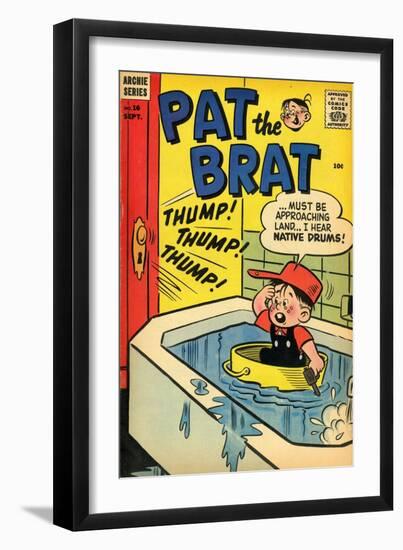 Archie Comics Retro: Pat the Brat Comic Book Cover No.16 (Aged)-null-Framed Art Print