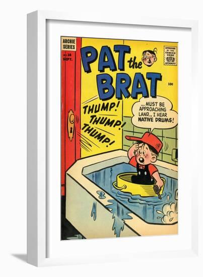 Archie Comics Retro: Pat the Brat Comic Book Cover No.16 (Aged)-null-Framed Art Print