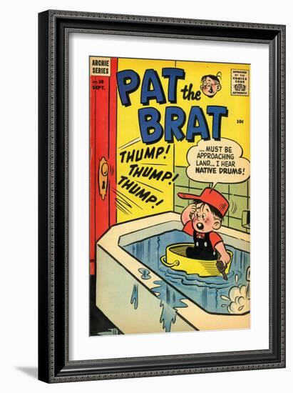 Archie Comics Retro: Pat the Brat Comic Book Cover No.16 (Aged)-null-Framed Art Print