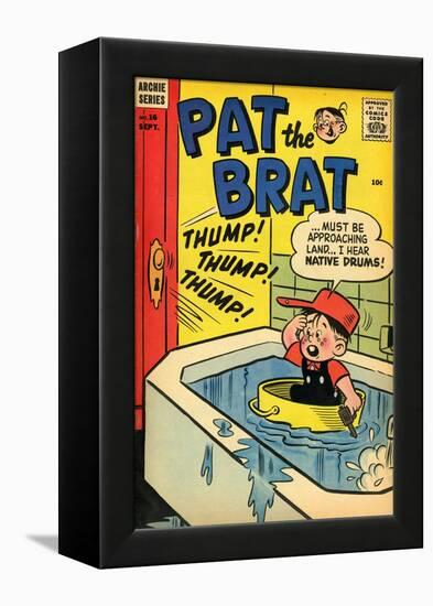 Archie Comics Retro: Pat the Brat Comic Book Cover No.16 (Aged)-null-Framed Stretched Canvas