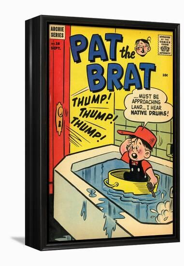 Archie Comics Retro: Pat the Brat Comic Book Cover No.16 (Aged)-null-Framed Stretched Canvas