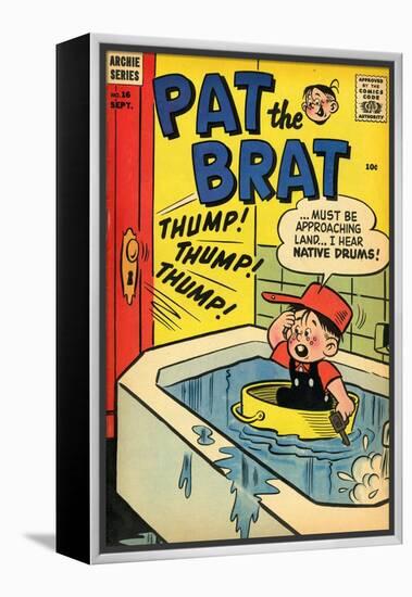 Archie Comics Retro: Pat the Brat Comic Book Cover No.16 (Aged)-null-Framed Stretched Canvas