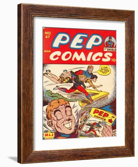 Archie Comics Retro: Pep Comic Book Cover No.47 (Aged)-null-Framed Art Print