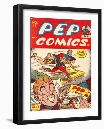 Archie Comics Retro: Pep Comic Book Cover No.47 (Aged)-null-Framed Art Print