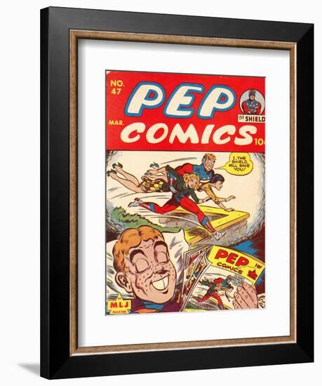 Archie Comics Retro: Pep Comic Book Cover No.47 (Aged)-null-Framed Premium Giclee Print