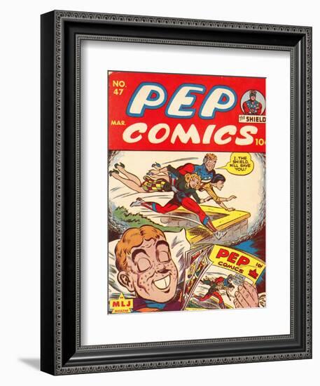 Archie Comics Retro: Pep Comic Book Cover No.47 (Aged)-null-Framed Premium Giclee Print