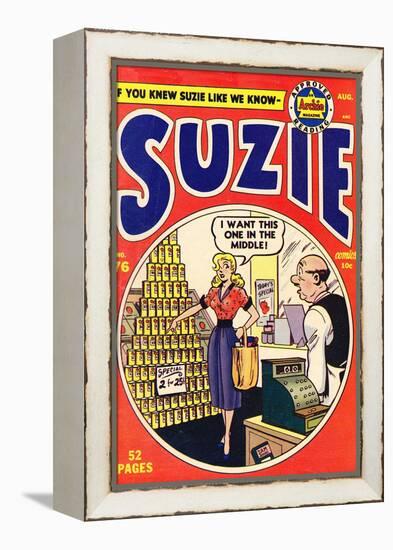 Archie Comics Retro: Suzie Comic Book Cover No.76 (Aged)-null-Framed Stretched Canvas