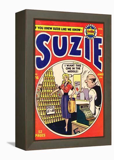 Archie Comics Retro: Suzie Comic Book Cover No.76 (Aged)-null-Framed Stretched Canvas