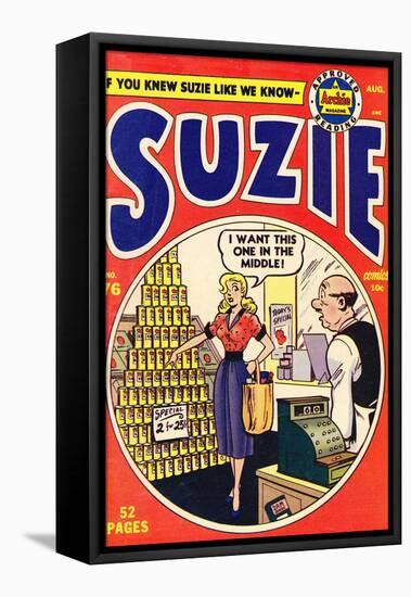 Archie Comics Retro: Suzie Comic Book Cover No.76 (Aged)-null-Framed Stretched Canvas