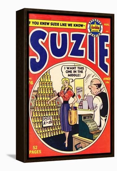 Archie Comics Retro: Suzie Comic Book Cover No.76 (Aged)-null-Framed Stretched Canvas