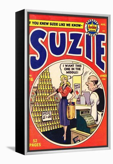Archie Comics Retro: Suzie Comic Book Cover No.76 (Aged)-null-Framed Stretched Canvas