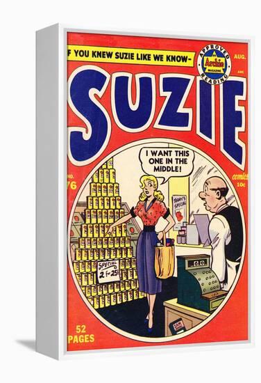 Archie Comics Retro: Suzie Comic Book Cover No.76 (Aged)-null-Framed Stretched Canvas