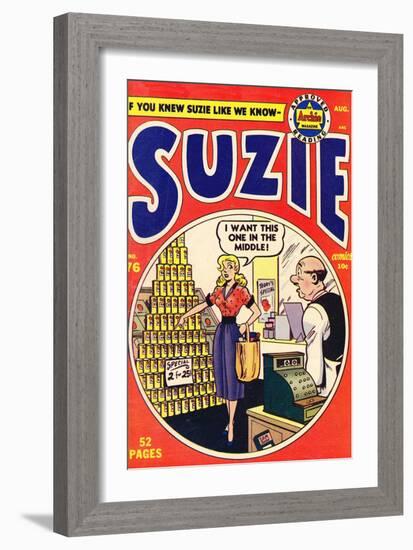 Archie Comics Retro: Suzie Comic Book Cover No.76 (Aged)-null-Framed Premium Giclee Print