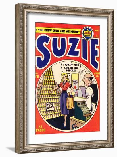 Archie Comics Retro: Suzie Comic Book Cover No.76 (Aged)-null-Framed Art Print