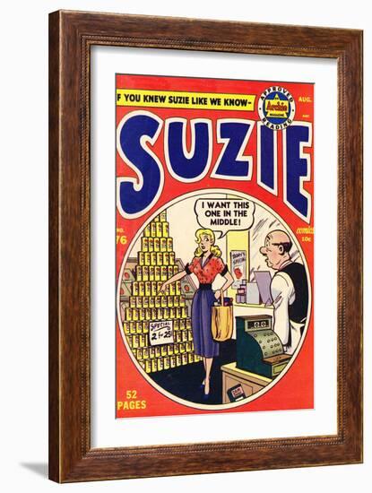 Archie Comics Retro: Suzie Comic Book Cover No.76 (Aged)-null-Framed Art Print