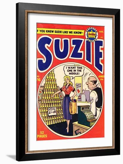 Archie Comics Retro: Suzie Comic Book Cover No.76 (Aged)-null-Framed Art Print