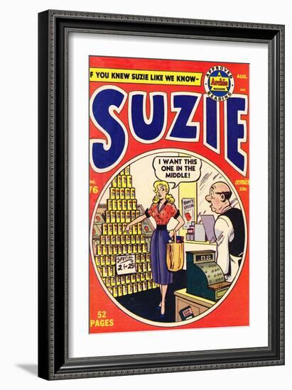 Archie Comics Retro: Suzie Comic Book Cover No.76 (Aged)-null-Framed Art Print