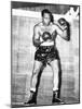 Archie Moore at Kenwood Camp, While Training for His Match with Rocky Marciano-null-Mounted Photo