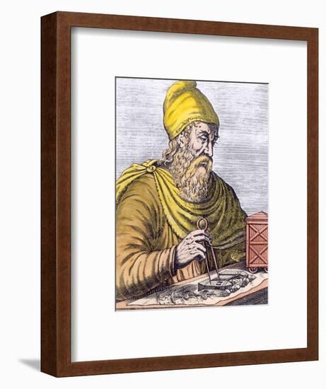 Archimedes (287-212 BC) (Later Colouration)-null-Framed Premium Giclee Print