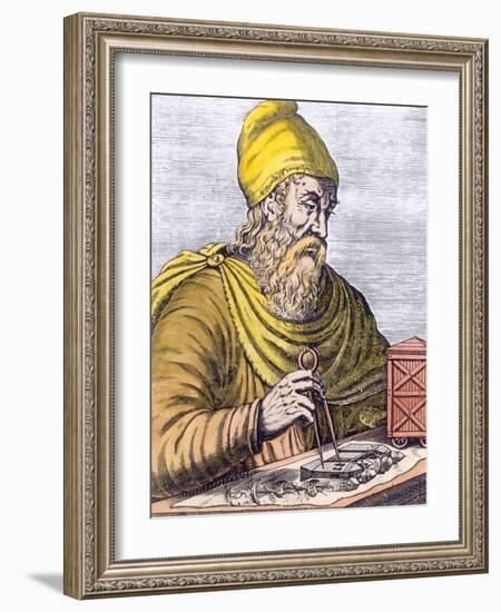 Archimedes (287-212 BC) (Later Colouration)-null-Framed Giclee Print