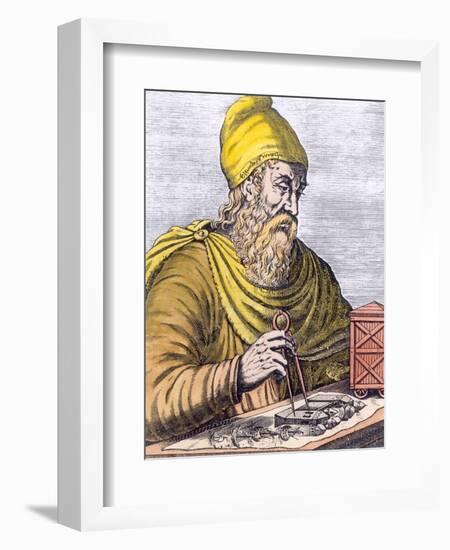 Archimedes (287-212 BC) (Later Colouration)-null-Framed Giclee Print