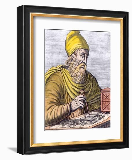 Archimedes (287-212 BC) (Later Colouration)-null-Framed Giclee Print