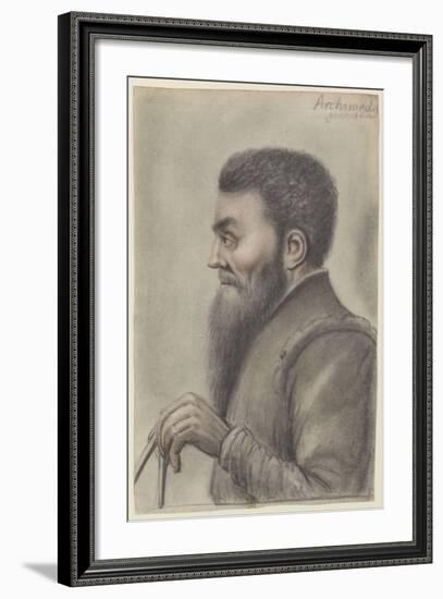 Archimedes, Between 1601 and 1641-Nicolas Lagneau-Framed Giclee Print