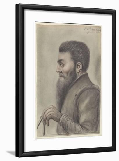 Archimedes, Between 1601 and 1641-Nicolas Lagneau-Framed Giclee Print