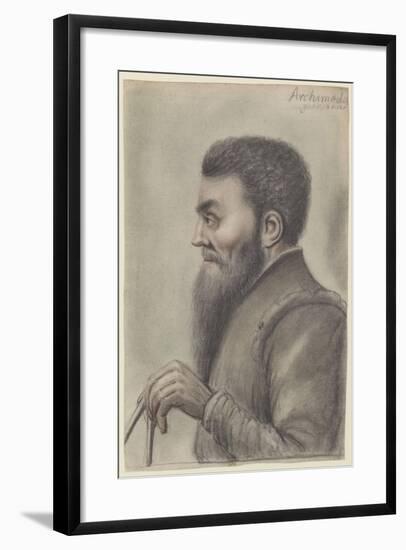Archimedes, Between 1601 and 1641-Nicolas Lagneau-Framed Giclee Print