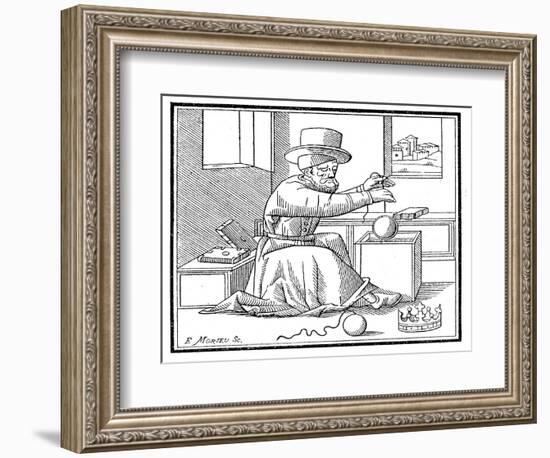 Archimedes (C287-212 B), Ancient Greek Mathematician and Inventor, 1866-null-Framed Giclee Print