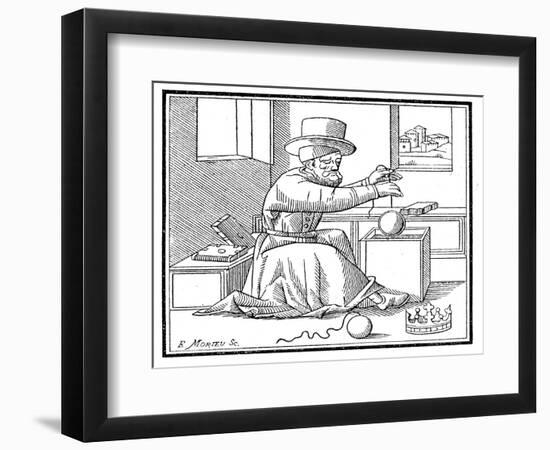 Archimedes (C287-212 B), Ancient Greek Mathematician and Inventor, 1866-null-Framed Giclee Print