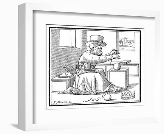 Archimedes (C287-212 B), Ancient Greek Mathematician and Inventor, 1866-null-Framed Giclee Print