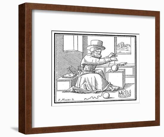 Archimedes (C287-212 B), Ancient Greek Mathematician and Inventor, 1866-null-Framed Giclee Print