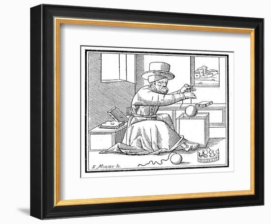 Archimedes (C287-212 B), Ancient Greek Mathematician and Inventor, 1866-null-Framed Giclee Print