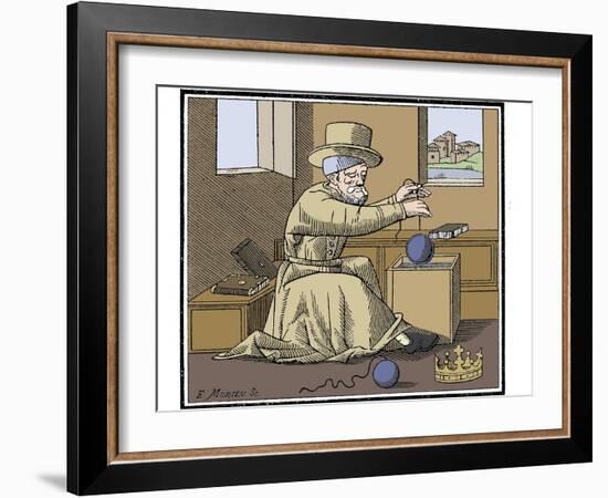 Archimedes (C287-212 BC), Ancient Greek Mathematician and Inventor, 1866-null-Framed Giclee Print