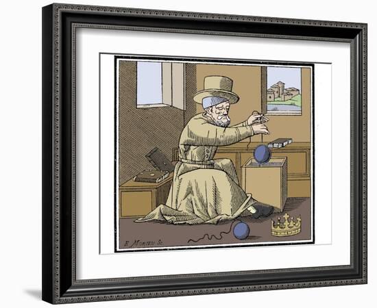 Archimedes (C287-212 BC), Ancient Greek Mathematician and Inventor, 1866-null-Framed Giclee Print