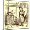 Archimedes Taking a Warm Bath, Illustration from 'The Comic History of Rome'-English-Mounted Giclee Print