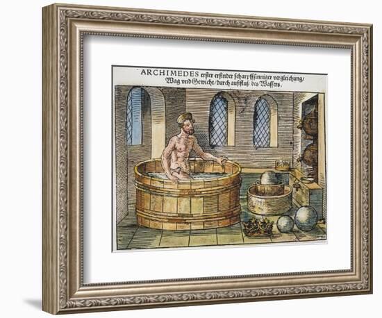 Archimedes-null-Framed Giclee Print