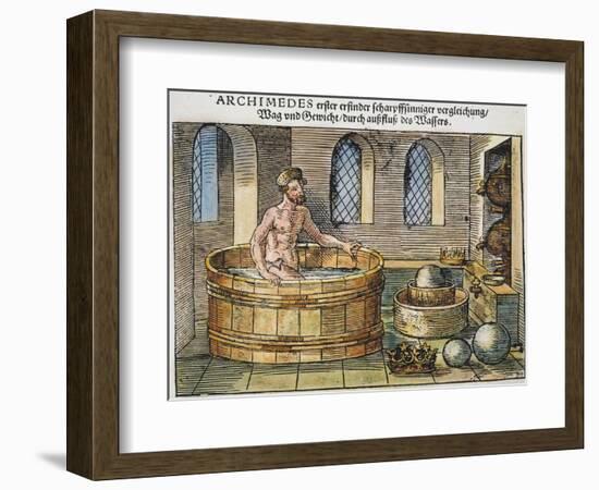 Archimedes-null-Framed Giclee Print