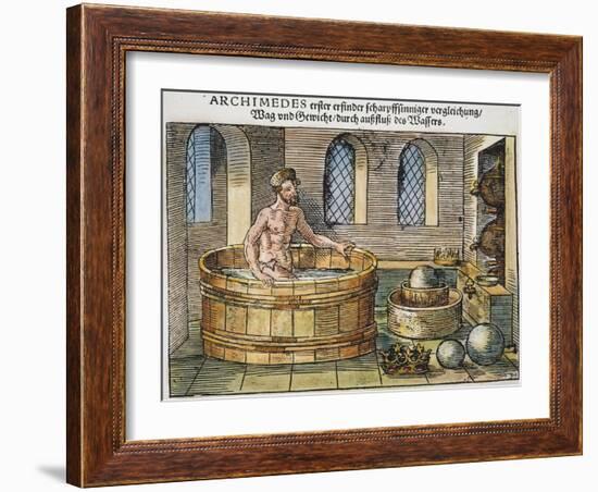 Archimedes-null-Framed Giclee Print