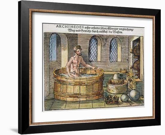 Archimedes-null-Framed Giclee Print