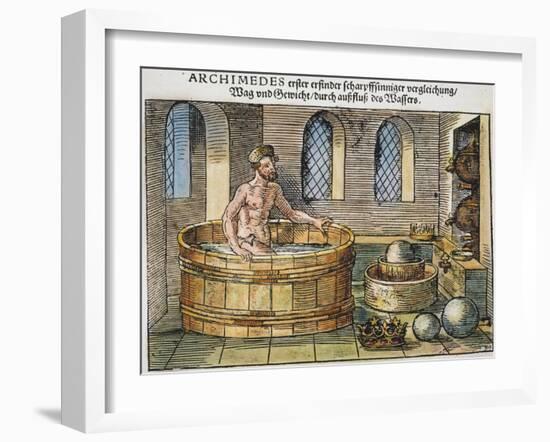 Archimedes-null-Framed Giclee Print