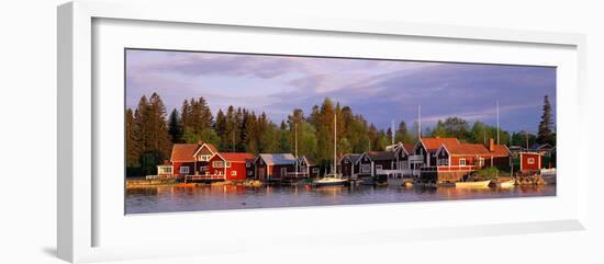 Archipelago Fishing Village on Alnoen Sweden-null-Framed Photographic Print