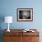 Architect Eero Saarinen at Home in His Study W. Furniture Designed by Him-null-Framed Premium Photographic Print displayed on a wall