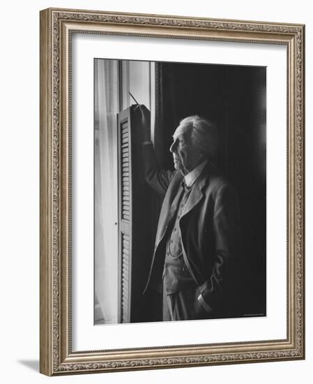 Architect Frank Lloyd Wright-Lisa Larsen-Framed Premium Photographic Print