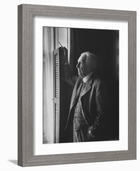 Architect Frank Lloyd Wright-Lisa Larsen-Framed Premium Photographic Print