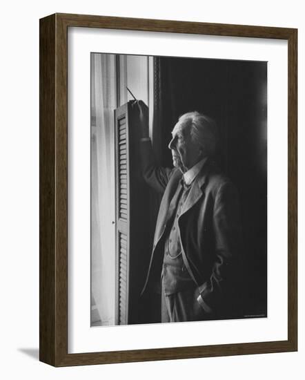 Architect Frank Lloyd Wright-Lisa Larsen-Framed Premium Photographic Print