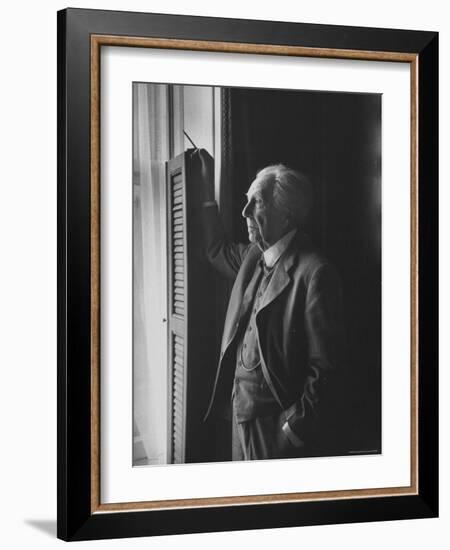 Architect Frank Lloyd Wright-Lisa Larsen-Framed Premium Photographic Print